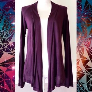 Olivia Moon Cardigan Open Front Thin Knit